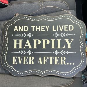 wedding sign
